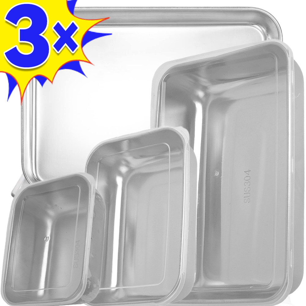 Meal Prep Glass - Stainless Steel Food Storage Box Fresh-keeping