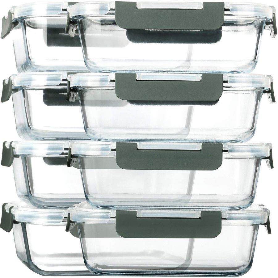 Meal Prep Glass - ozGlass Meal Prep Containers,Glass Food Storage