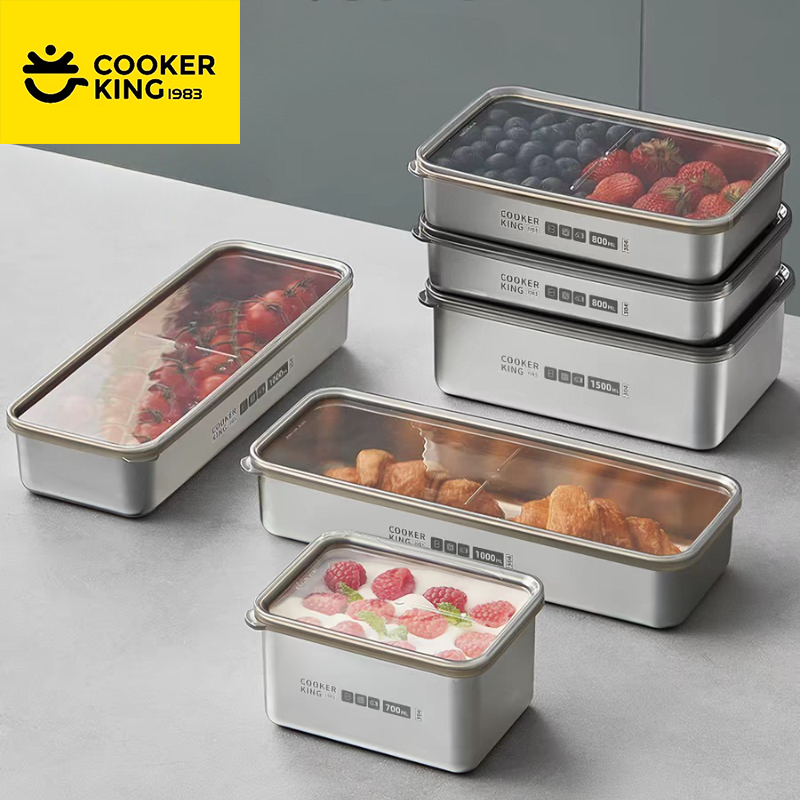 Meal Prep Glass - COOKER KinG Preservation Box 304 Stainless