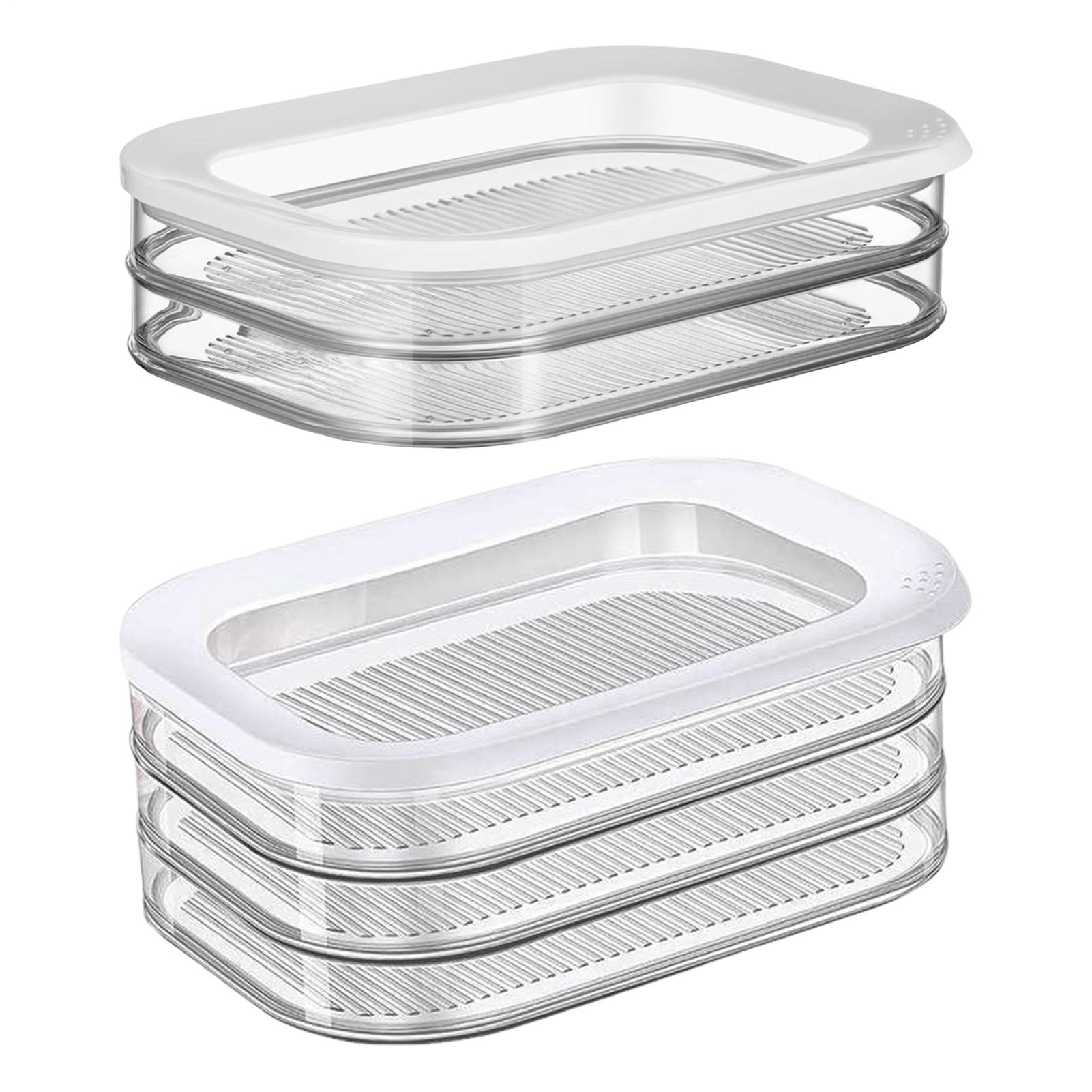 Meal Prep Seafood - Multi-layer Food Storage Box For Fridge