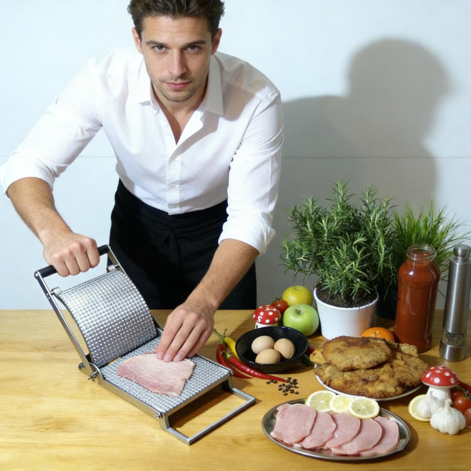 Meat Tenderizer Stainless Stee - Meal Prep Chicken ulasan dan harga