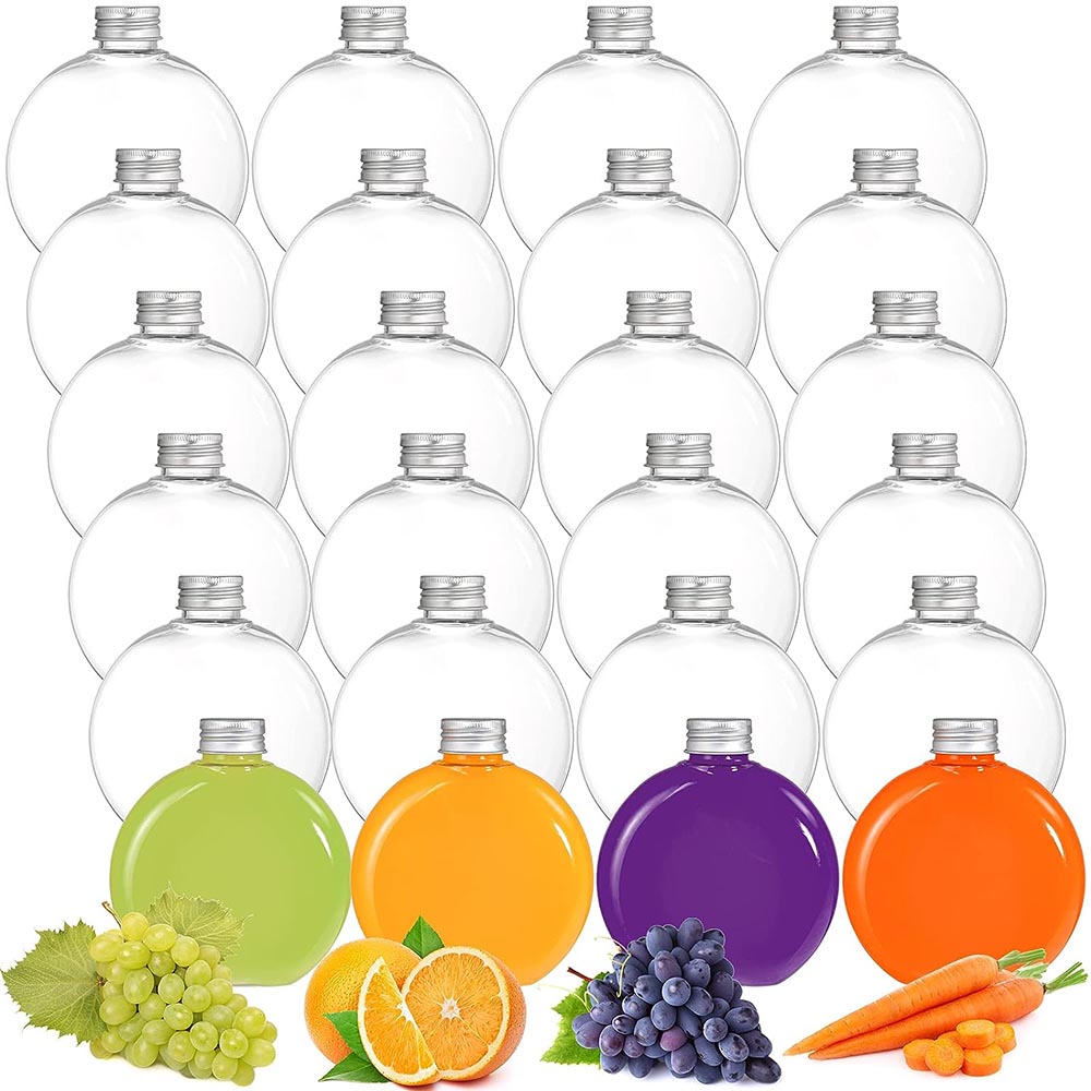 24Pack 10oz Plastic Bottles Sm - Meal Prep Juice Bottles ulasan dan harga