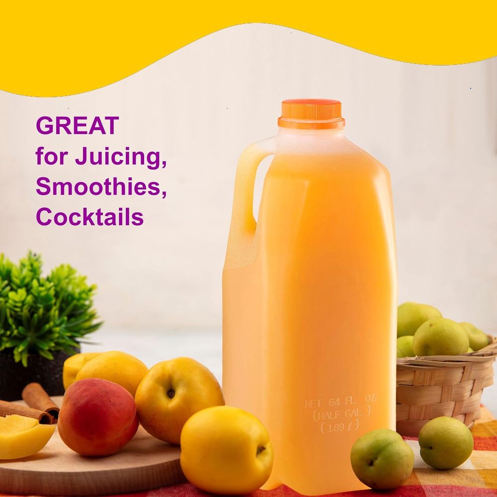64 oz Tamper-Evident Plastic J - Meal Prep Juice Bottles ulasan dan harga