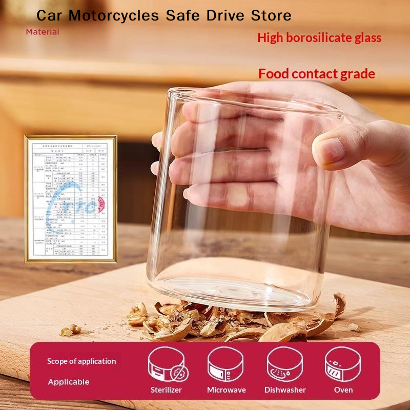 【CM】1Pc 240/400ML Glass Food S - Meal Prep Juice Bottles ulasan dan harga