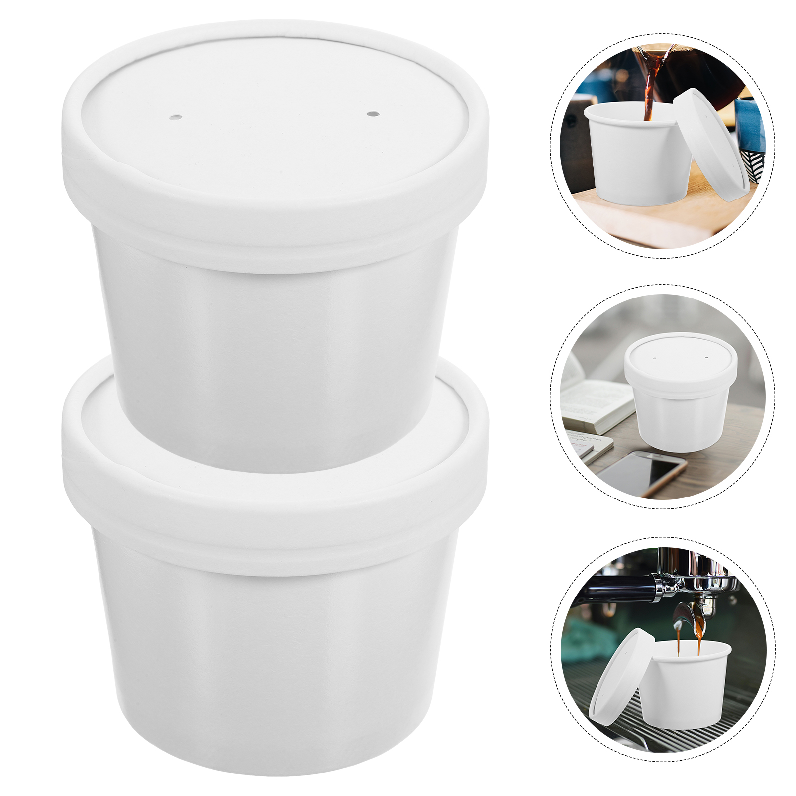 Travel Coffee Cup Disposable S - Meal Prep Yogurt Cups ulasan dan harga