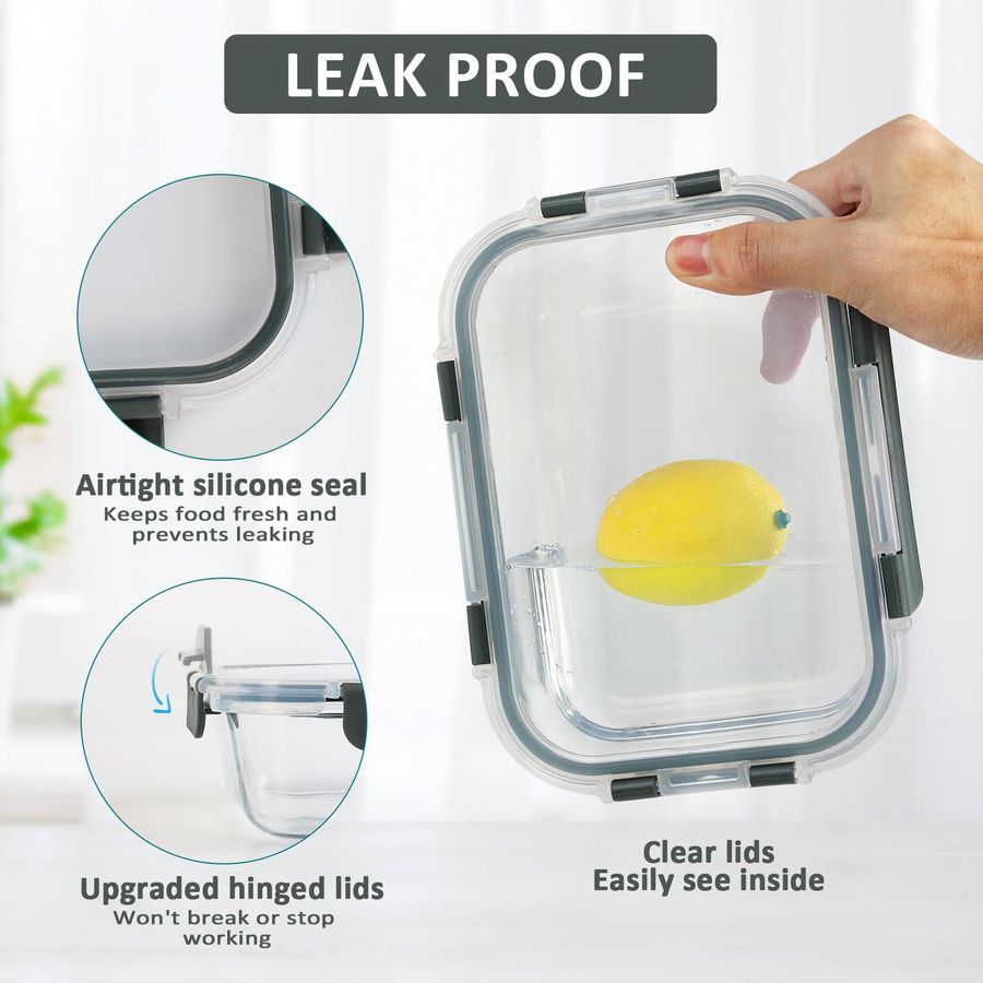 ozGlass Meal Prep Containers,G - Meal Prep Glass ulasan dan harga