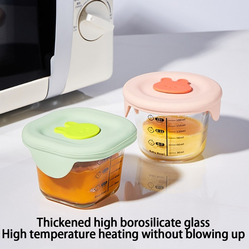 4 PCS Mini Glass Bowl with Sil - Meal Prep Glass ulasan dan harga