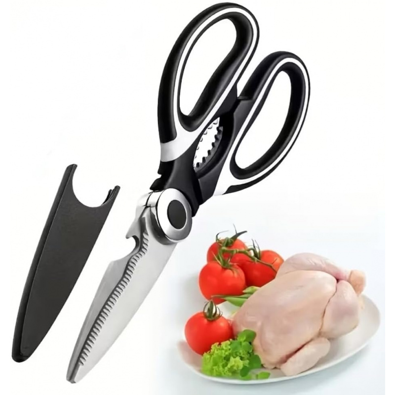 Stainless Steel Kitchen Shears - Meal Prep Chicken ulasan dan harga