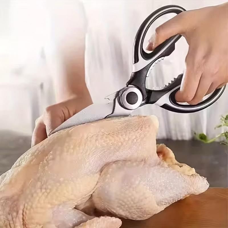 Stainless Steel Kitchen Shears - Meal Prep Chicken ulasan dan harga