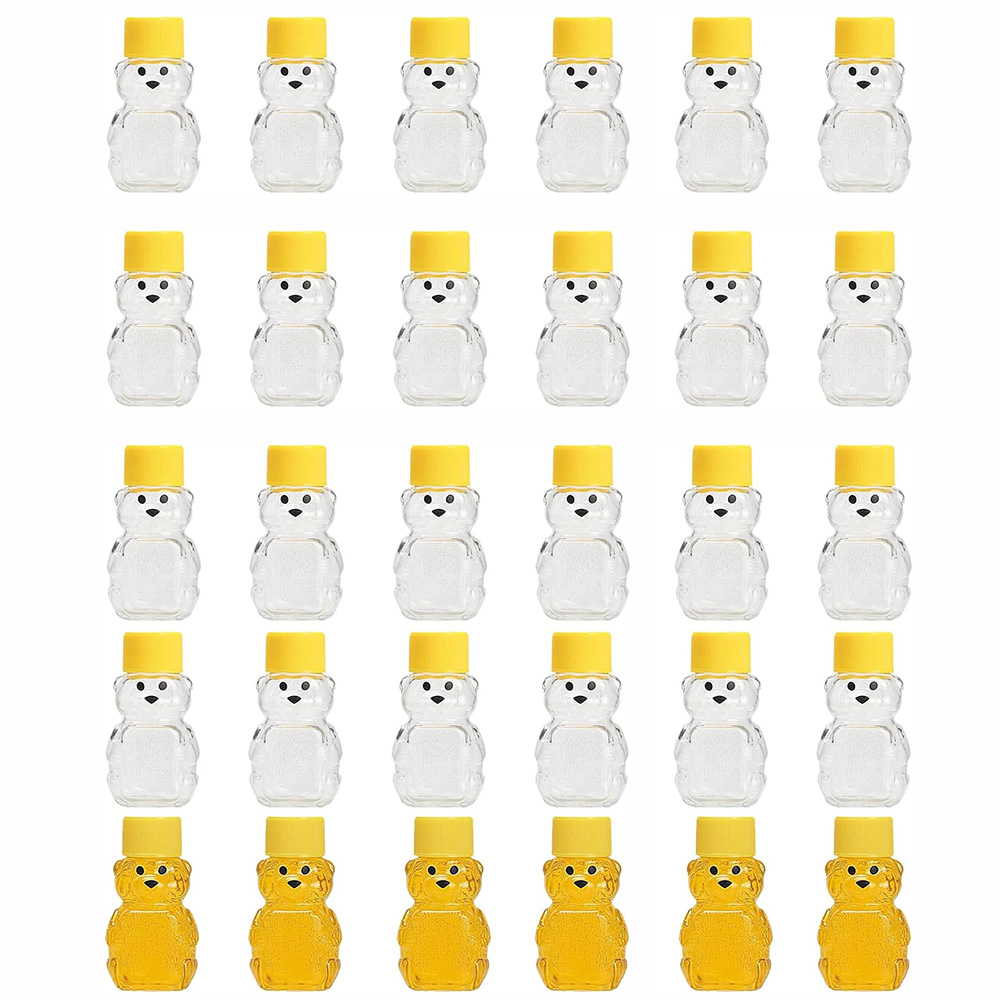 24 PCS 2 oz Plastic Honey Bear - Meal Prep Juice Bottles ulasan dan harga