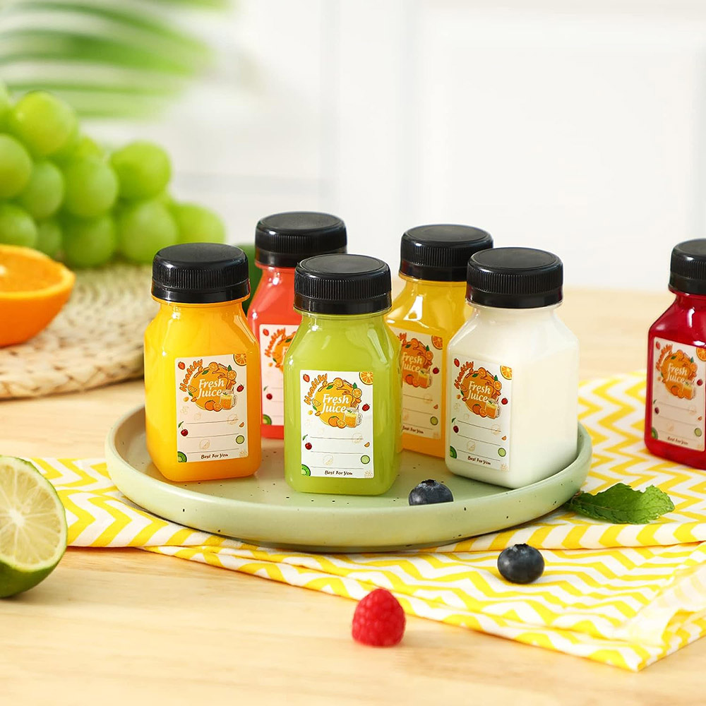 4oz Plastic Juice Bottles with - Meal Prep Juice Bottles ulasan dan harga