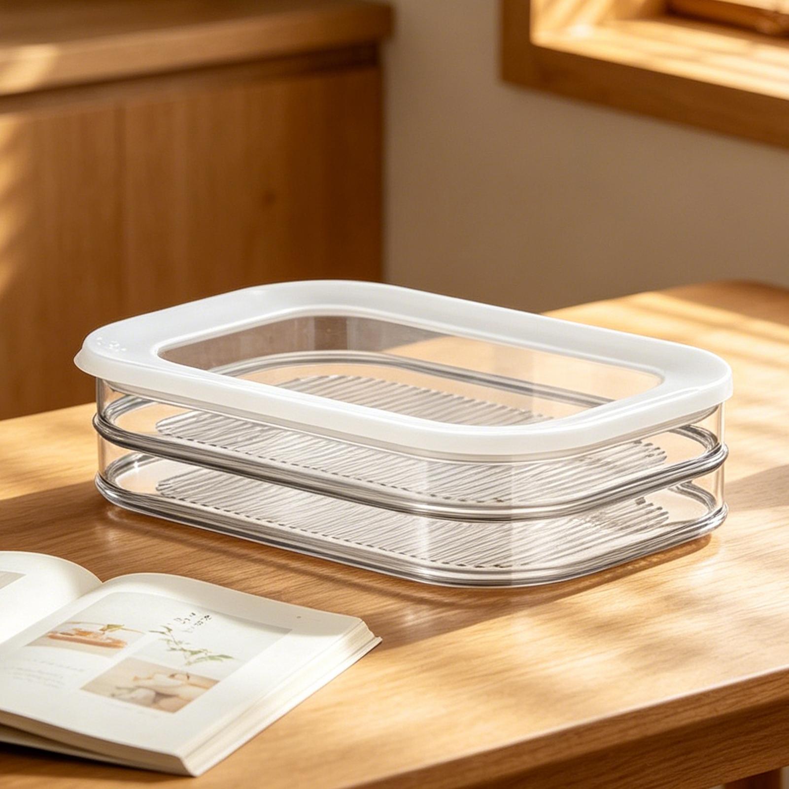Multi-layer Food Storage Box F - Meal Prep Seafood ulasan dan harga