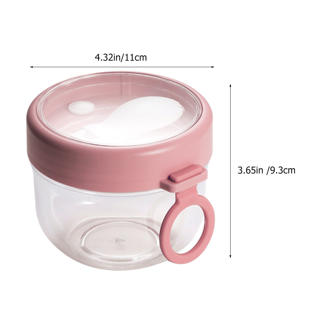 2Pcs Overnight Oats Containers - Meal Prep Yogurt Cups ulasan dan harga