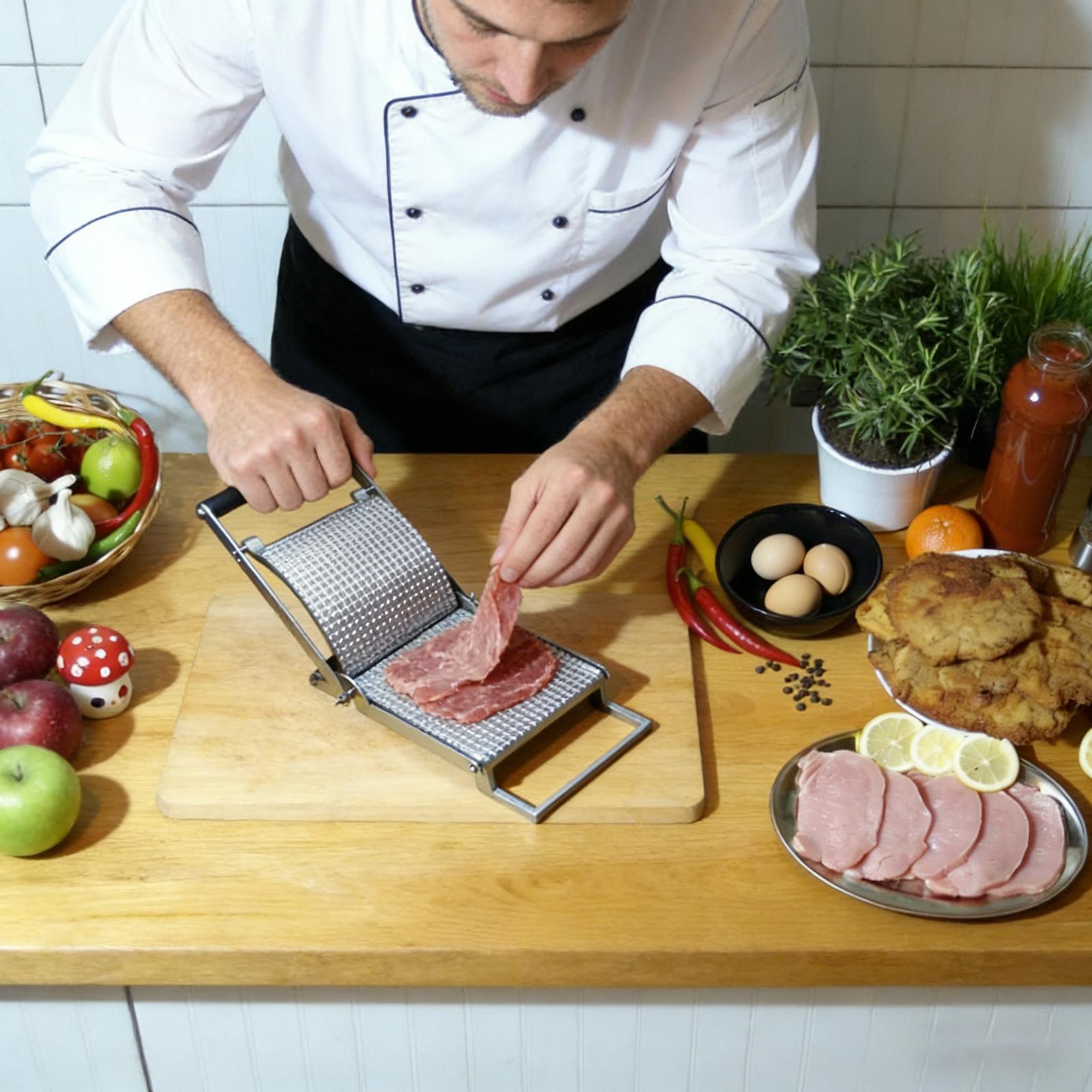 Meat Tenderizer Stainless Stee - Meal Prep Chicken ulasan dan harga