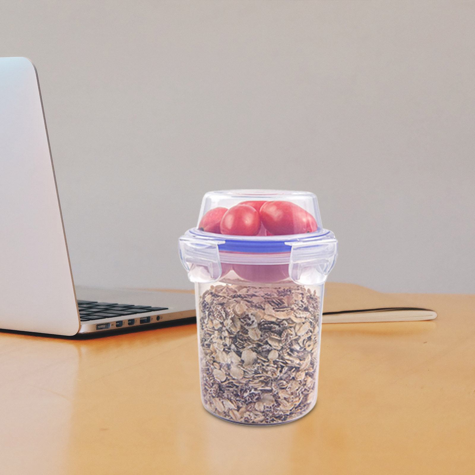 2Pcs Overnight Oats Containers - Meal Prep Yogurt Cups ulasan dan harga