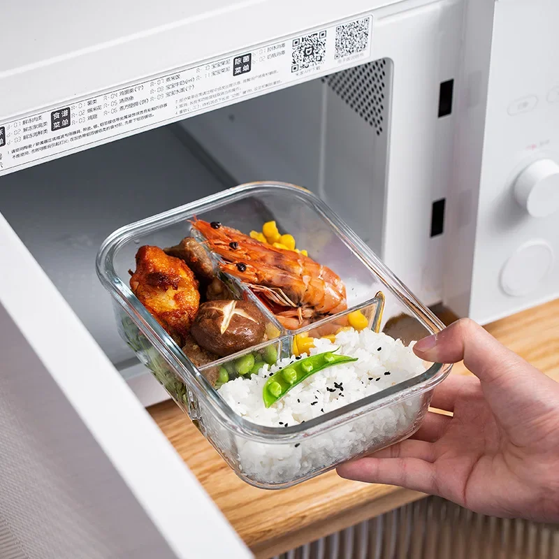 Glass Fresh-Keeping Box high B - Meal Prep Glass ulasan dan harga