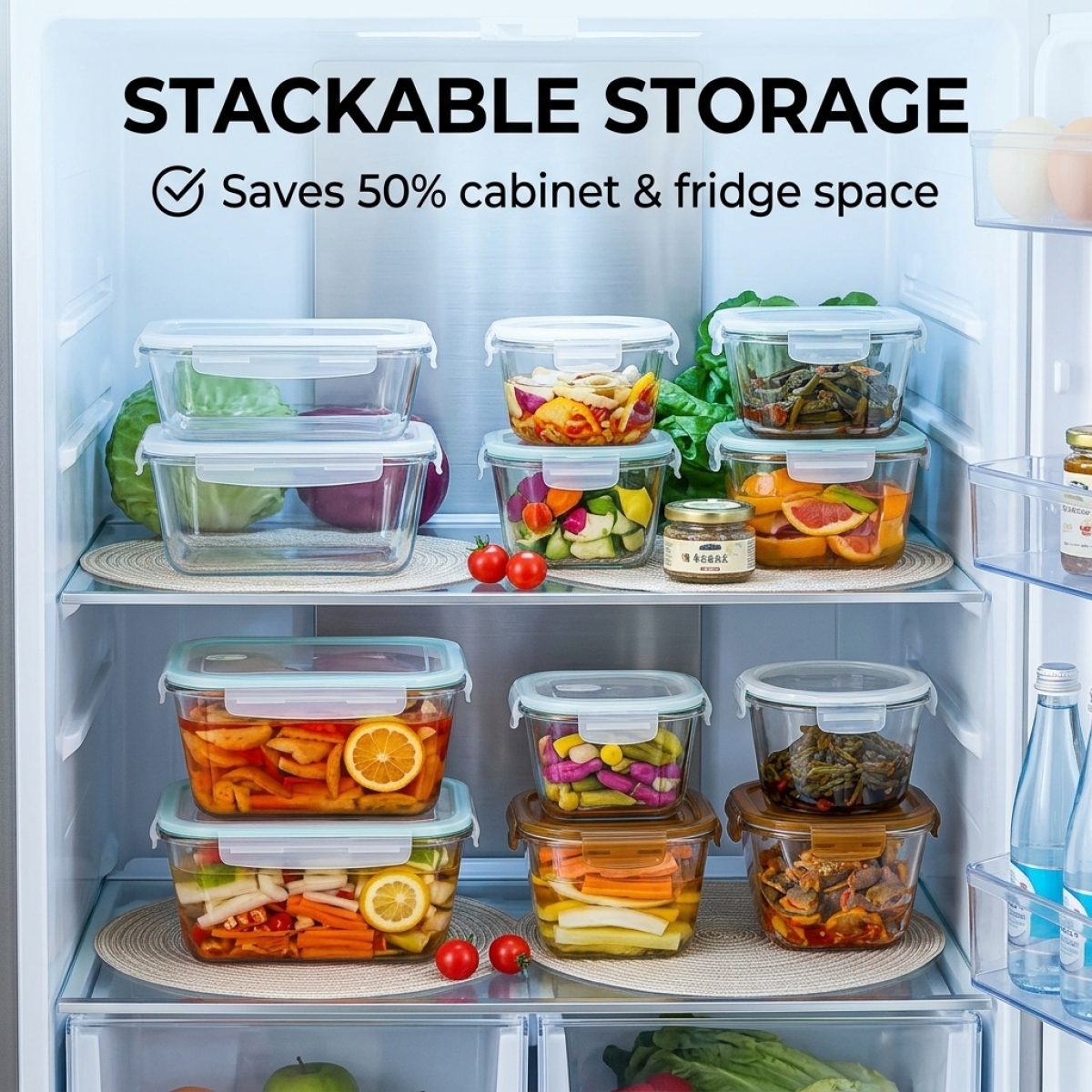 Large Capacity Borosilicate Gl - Meal Prep Glass ulasan dan harga