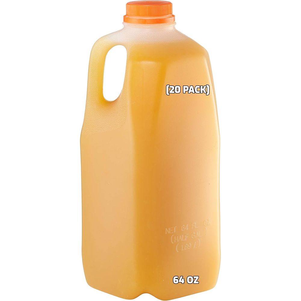 20-Pack 64oz Empty Plastic Smo - Meal Prep Juice Bottles ulasan dan harga