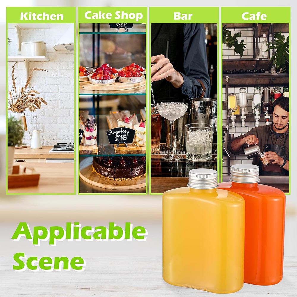 12 Pack Plastic Bottles with C - Meal Prep Juice Bottles ulasan dan harga