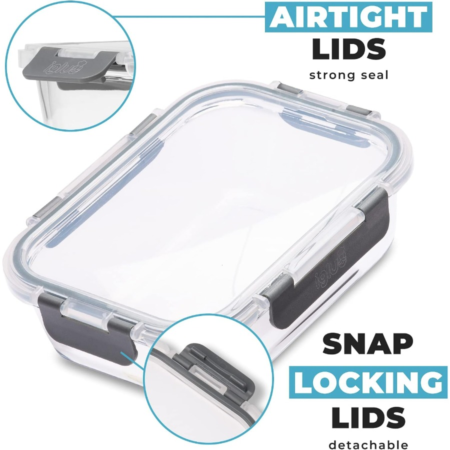 Glass Food Storage Containers  - Meal Prep Glass ulasan dan harga