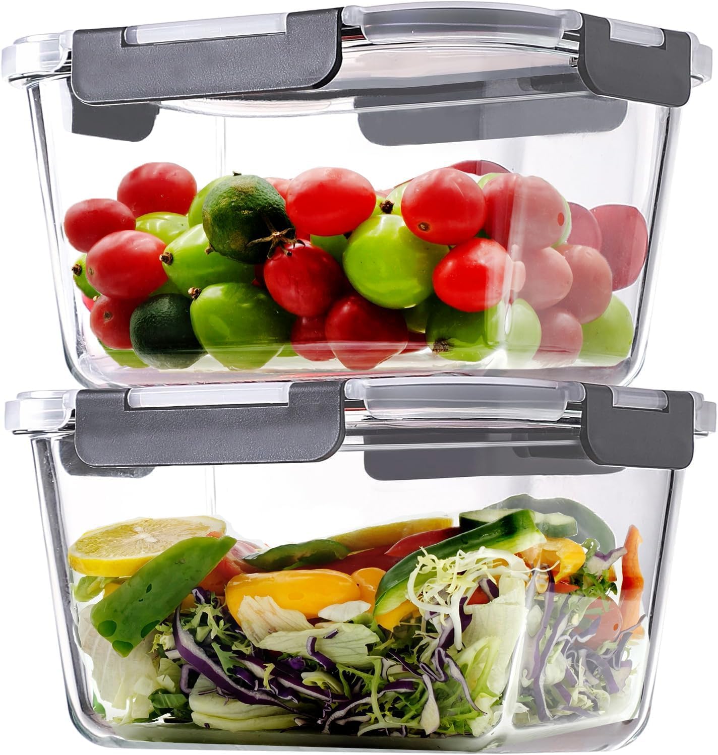 Large Glass Storage Containers - Meal Prep Rotisserie Chicken ulasan dan harga