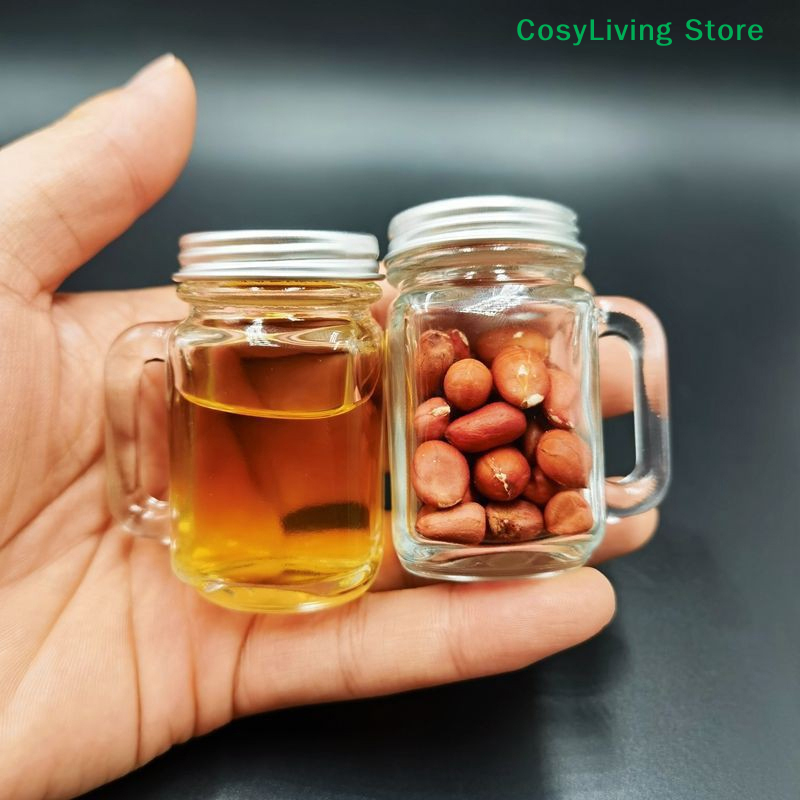 Mini Glass Sealed Bottle With  - Meal Prep Juice Bottles ulasan dan harga