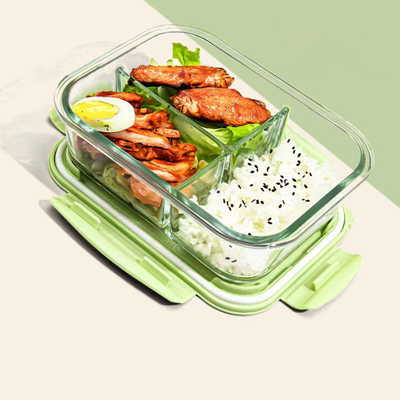 New style Lunch Box Glass 1050 - Meal Prep Glass ulasan dan harga