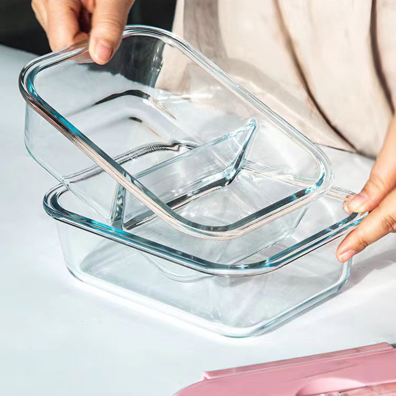 New style Lunch Box Glass 1050 - Meal Prep Glass ulasan dan harga